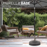US Weight 80-Pound Heavy Duty Pre-filled Freestanding Patio Table Weighted Umbrella Base Stand
