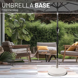 US Weight 80-Pound Heavy Duty Pre-filled Freestanding Patio Table Weighted Umbrella Base Stand