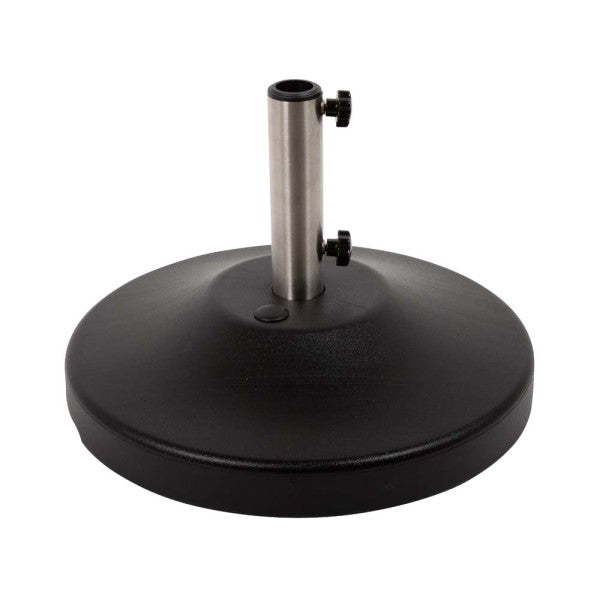 black umbrella for patio table US Weight 80 lbs Free Standing Base tsr Color:yellow/green resistant frame Fish Tank Aquascape Resin