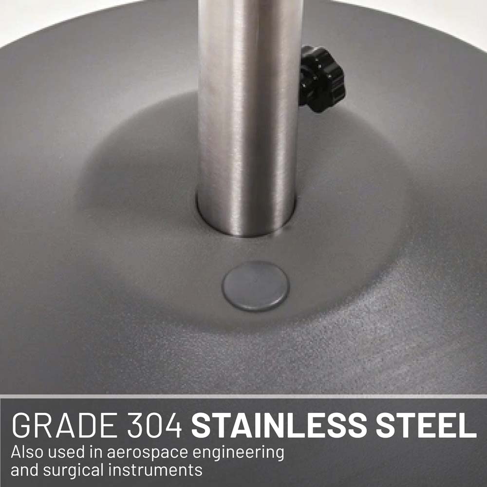 100 pound patio umbrella base US Weight 80 lb Free Standing Umbrella Base Bronze