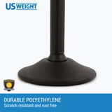 US Weight ChainBoss Stanchion - Black Stanchion - Prefilled Base