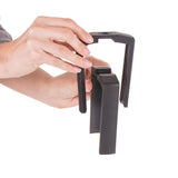 Us Weight Plastic Stanchion Sign Holder with Plexiglass Covers for USW ChainBoss, Sentry & Sentry PLUS Stanchions