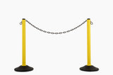 US Weight ChainBoss Yellow Stanchion - Fillable Base