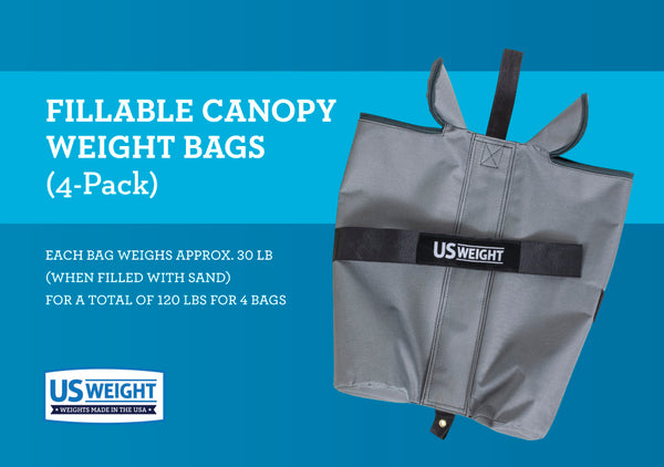 US Weight Titan Fillable Canopy Weight Bags