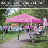 US Weight Ingot Heavy Duty Canopy Weights 4-Pack Set for Pop-Up Tents