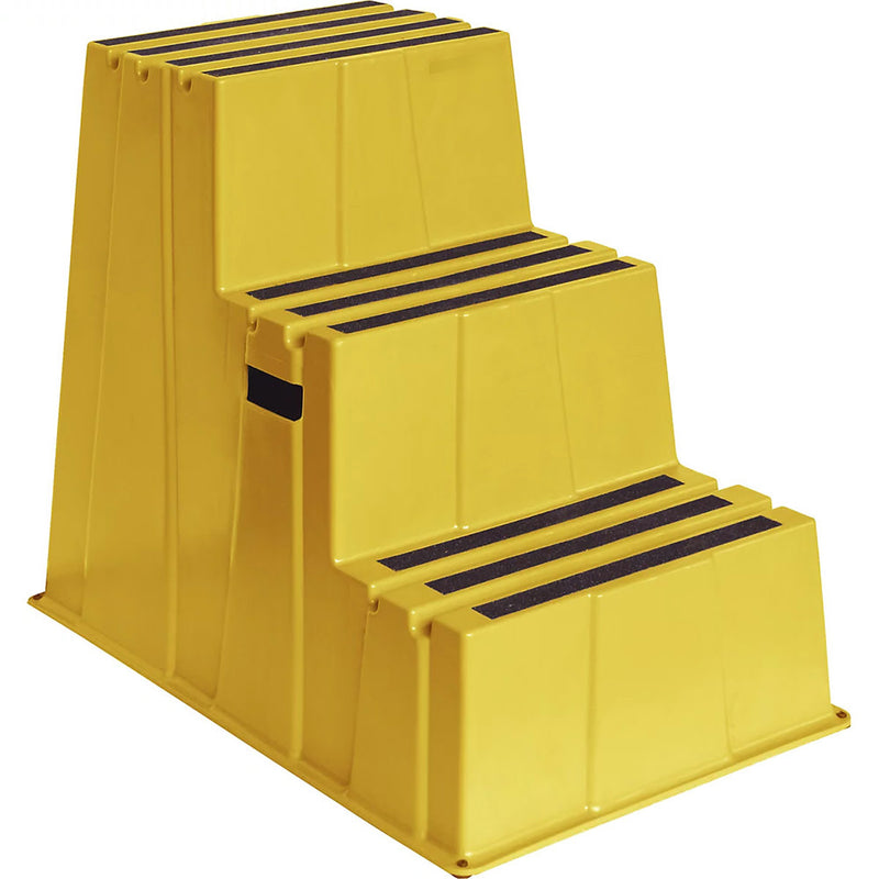 US Weight Yellow Safety Steps – Lightweight & Durable Anti-Slip Step Stools with High Visibility for Home, Office, and Industrial Use
