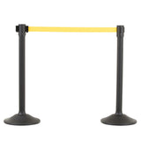 US Weight Sentry Stanchions with 6.5-Foot Retractable Belt - Quick, No-Tool Setup Crowd Control System - Multiple Options