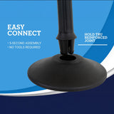 US Weight Sentry Stanchion with 6.5-Foot Retractable Belt Quick Setup Crowd Control Barrier