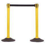 US Weight Sentry Stanchion with 6.5-Foot Retractable Belt - Multiple Belt Colors Available