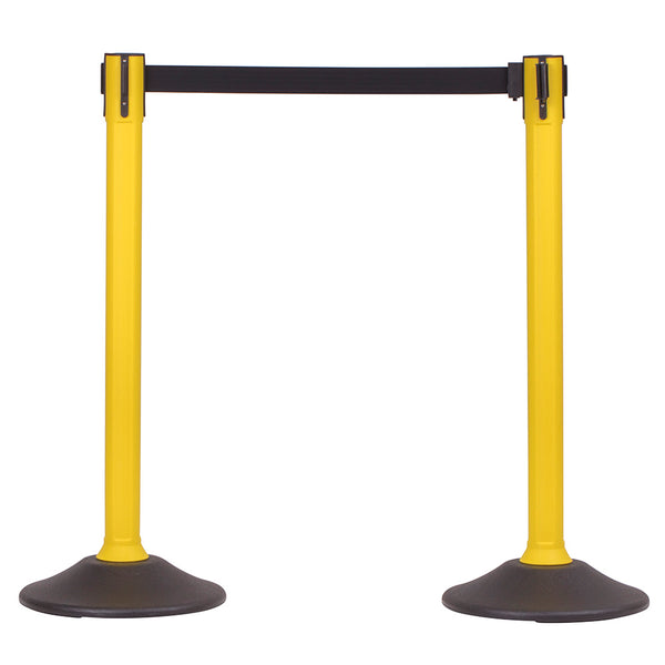 US Weight Sentry Stanchion with 6.5-Foot Retractable Belt - Multiple Belt Colors Available