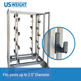 US Weight Heavy Duty Stanchion Storage Transport Cart Holds 16 Posts for Crowd Control Barriers