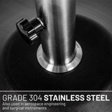 US Weight 120-Pound Heavy Duty Fillable Freestanding Weighted Umbrella Base Stand