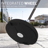 US Weight 120-Pound Heavy Duty Fillable Freestanding Weighted Umbrella Base Stand