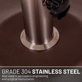 US Weight 120-Pound Heavy Duty Fillable Freestanding Weighted Umbrella Base Stand