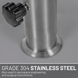 US Weight 120-Pound Heavy Duty Fillable Freestanding Weighted Umbrella Base Stand