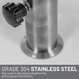 US Weight 120-Pound Heavy Duty Fillable Freestanding Weighted Umbrella Base Stand