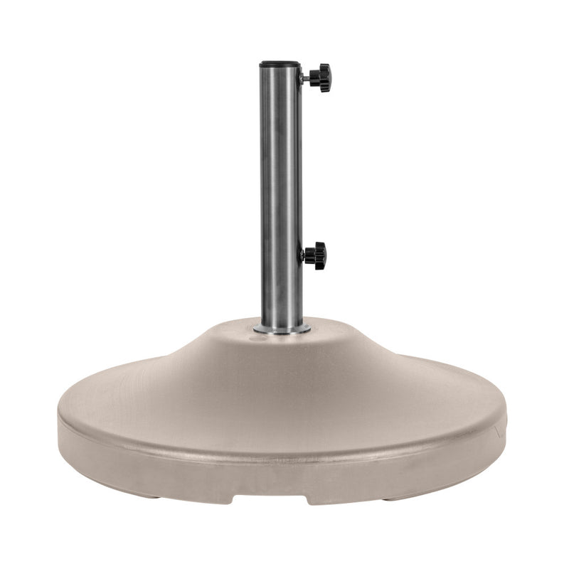 US Weight 120LB Capacity Fillable Free Standing Umbrella Base Beige