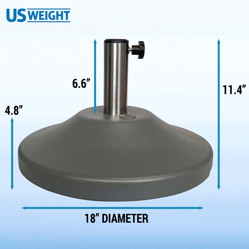 110 lbs patio umbrella base Sturdy with Wheels This patio umbrella base from Outsunny can keep your large umbrella in anchored Outsunny Patio Umbrella Base Outdoor