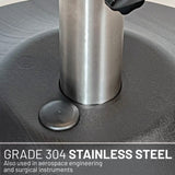 US Weight 50-Pound Durable Concrete Pre-filled Patio Table Weighted Umbrella Base Stand