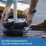 US Weight Tailgater Heavy Duty Canopy Weight Plates Set
