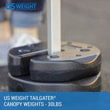 US Weight Tailgater Heavy Duty Canopy Weight Plates Set