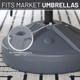 US Weight Durable Fillable Umbrella Base for Patio Table