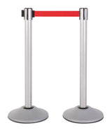 US Weight Premium Stanchion - Silver - 7.5' Red Belt photo 1