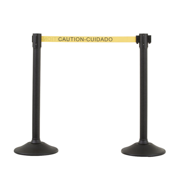 US Weight Sentry Stanchion - Black - 6.5' Caution Belt photo 1