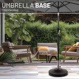 US Weight 80 LB Free Standing Umbrella Base - Black - Empty photo 7