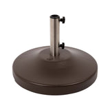 US Weight 80 LB Free Standing Umbrella Base - Bronze - Empty photo 1