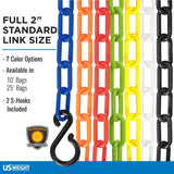 US Weight Sun Shield Black Plastic 2" Chain - 10 ft photo 6