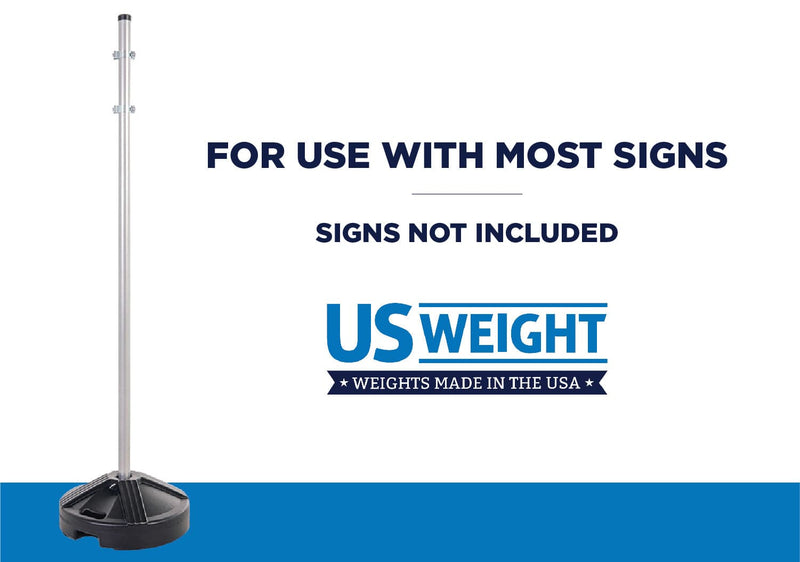 US Weight Sign Kit - Fillable Base photo 7