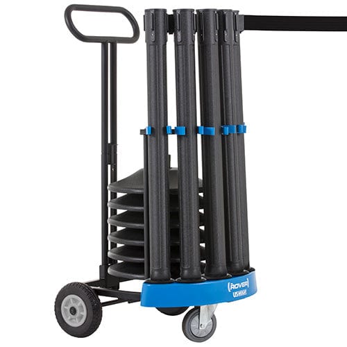 Rover Stanchion Cart Kit - 6 US Weight Black Trek Stanchions with Cart