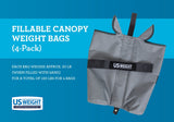 US Weight Titan Fillable Canopy Weight Bags photo 2